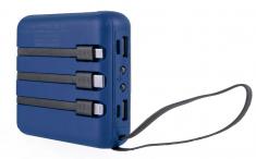 OXE Powerbanka do kapsy, kapacita 10000 mAh, modrá